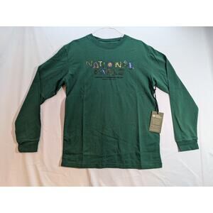 NWT Parks Project National Parks 90's Doodle Long Sleeve Tee in Forest sz Small